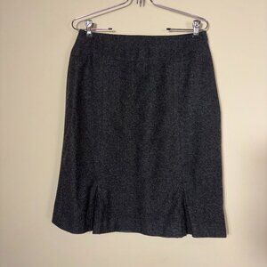 Banana Republic Wool Blend Skirt, Charcoal Gray, Size 10